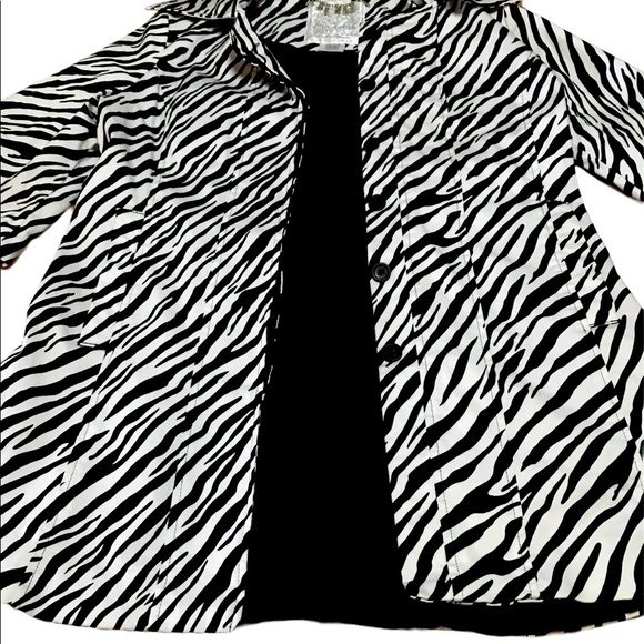 Wet Seal Zebra Print Petticoat Blazer - Picture 1 of 13